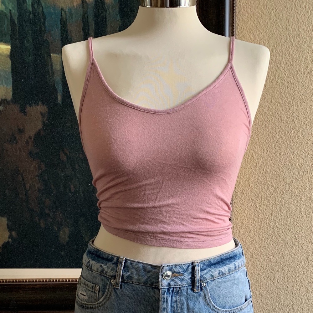 Brandy Melville Pink Crop Top